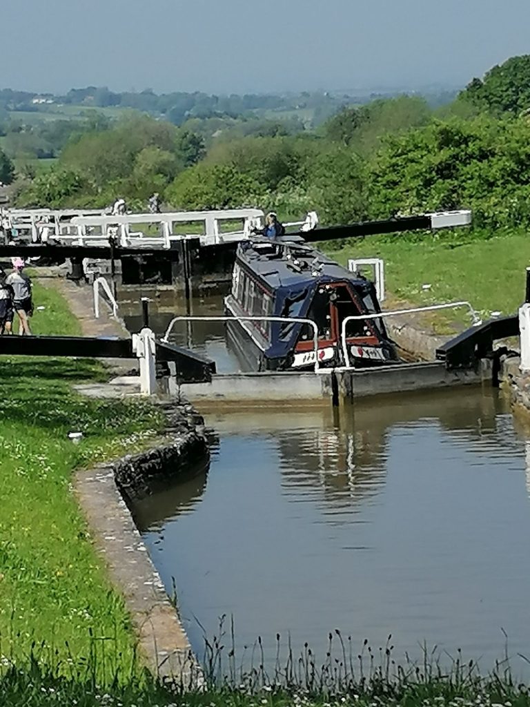 Lock on the Kennet and Avon